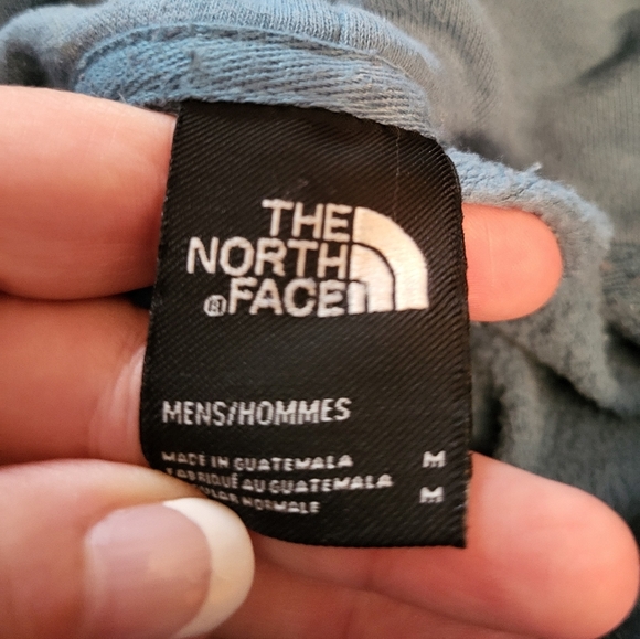 The North Face Men's Slate Blue Hoodie Size M - Picture 2 of 4